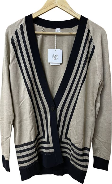 hermes silk cardigan|Hermes ladies knitwear.